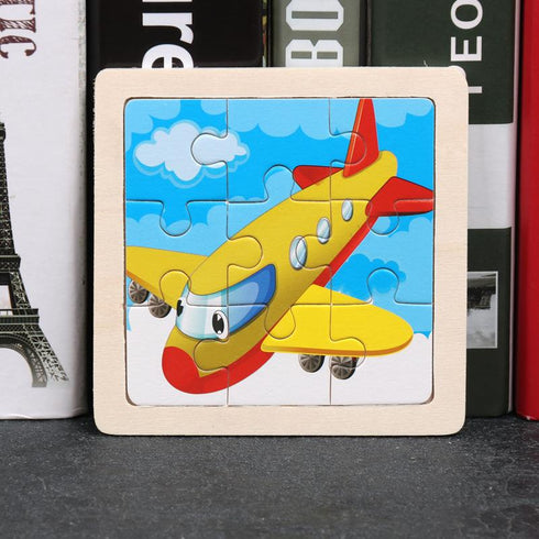 Early education puzzle puzzle toy enlightenment cognition cartoon wooden puzzle